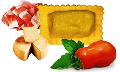 RAVIOLACCIO A L'AMATRICIANA 4x500gr - Spécialité pour Pâques 