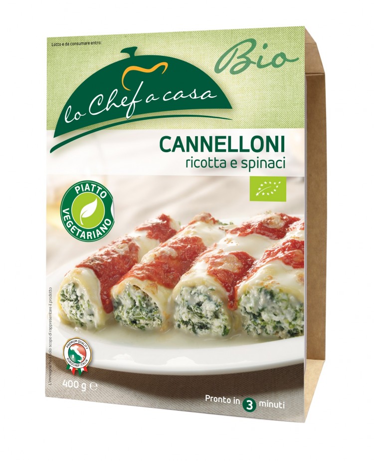 CANNELLONI RICOTTA ÉPINARDS * BIO 400 GR