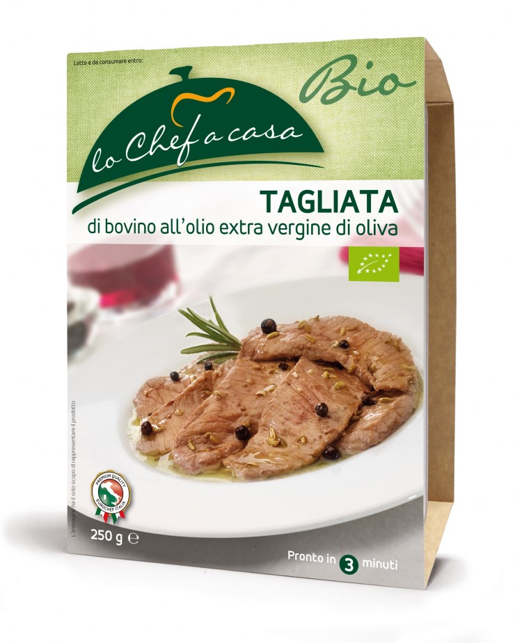 TAGLIATA DE BŒUF A L'HUILE EVO * BIO 250 GR