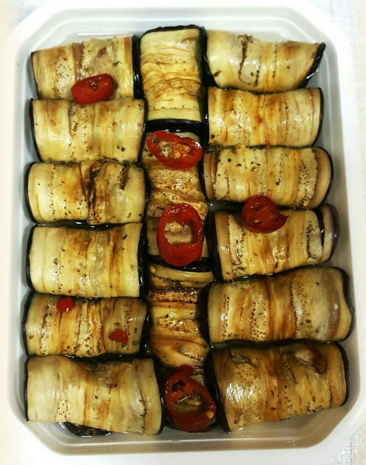 INVOLTINI AUBERGINES FARCIS LEGUMES Campagnola