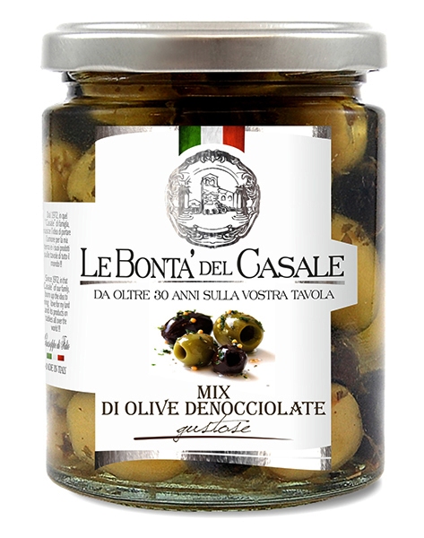 OLIVES DÉNOYAUTES MIX GUSTOSE 314 ML Dispac