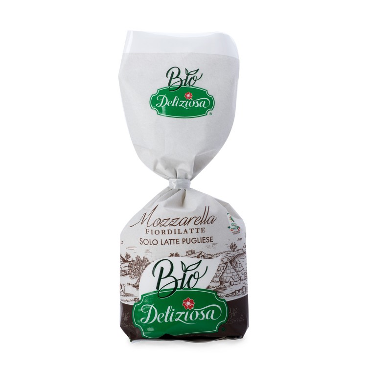 MOZZARELLA DE VACHE FLEUR DE LAIT 200 gr *BIO* Deliziosa