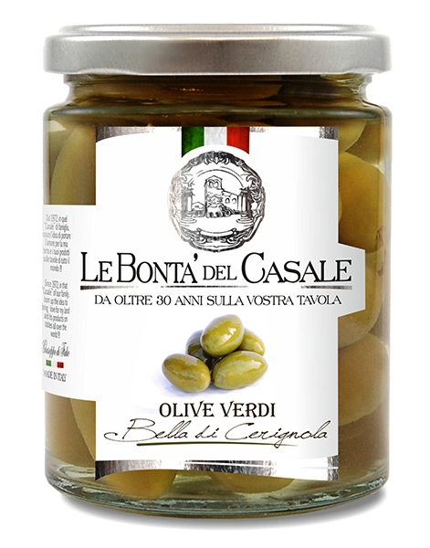 OLIVES VERTES DE POUILLES BELLE DI CERIGNOLA 314 ML Dispac