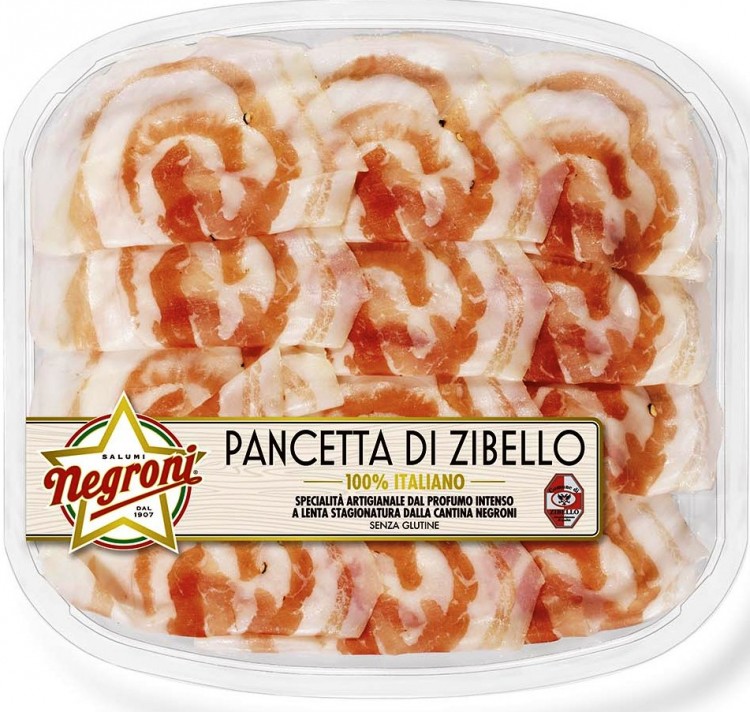 PANCETTA DI ZIBELLO 80 gr Gamme Essenza