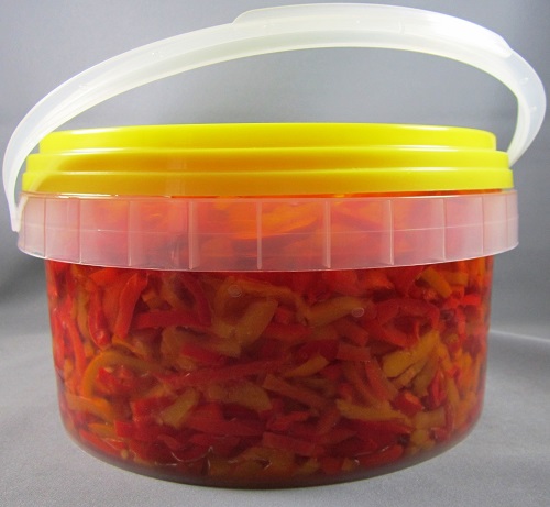 POIVRONS JAUNES ET ROUGES A LAMELLES 3 kg 3C Alimentari