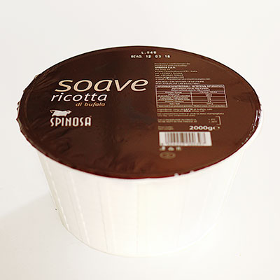 RICOTTA DE LAIT DE BUFFLONNE 1.5 kg Spinosa