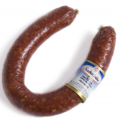 SAUCISSE FER A CHEVAL PIQUANT (NAPOLI) 500 Gr/env. Subalpino