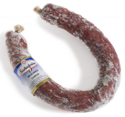 SAUCISSE FER A CHEVAL DOUX (SICILIANELLA) 500 Gr/env. Subalpino