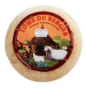 TOME DU BERGER (Tome de Sardaigne) (Brebis et Chèvre) 1.2 kg/env.