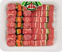 BROCHETTE DE DINDE 1.25 Kg/env.