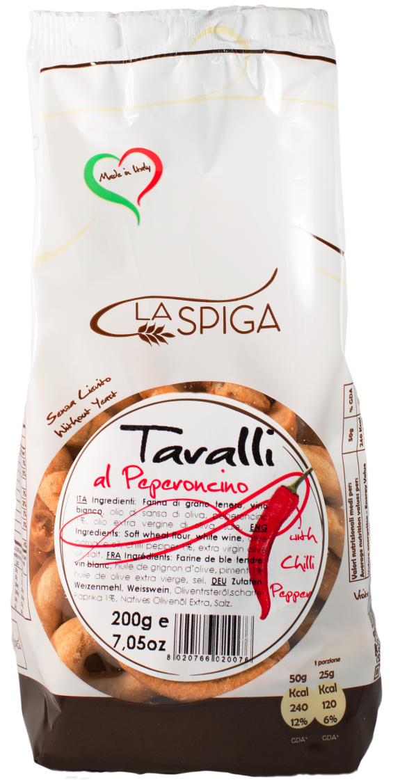 TARALLI AU PIMENTS 200 gr