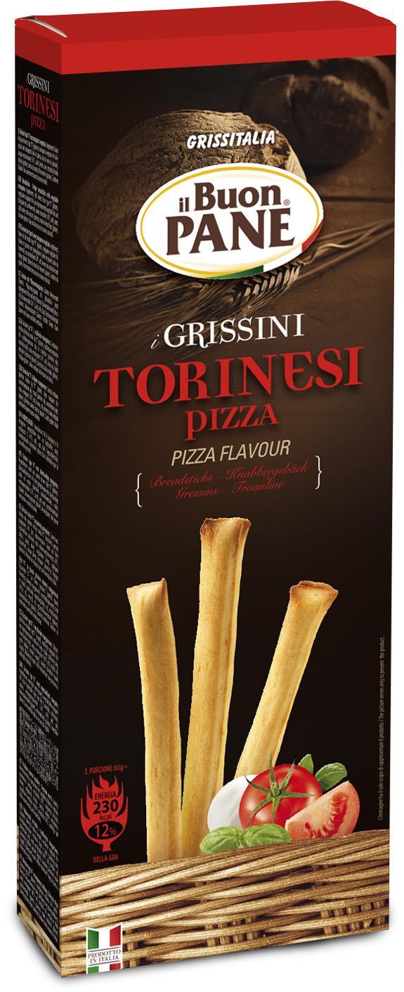 GRESSINS TORINESI PIZZA 120 gr
