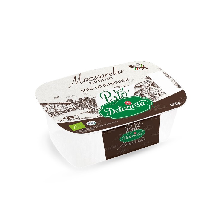 MOZZARELLA DE VACHE NŒUD 200 gr *BIO* Deliziosa 