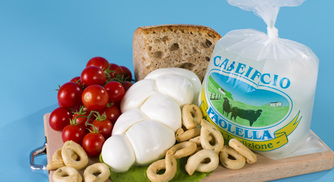 MOZZARELLA BUFFLONNE D.O.P. TRESSE 250 gr Paolella