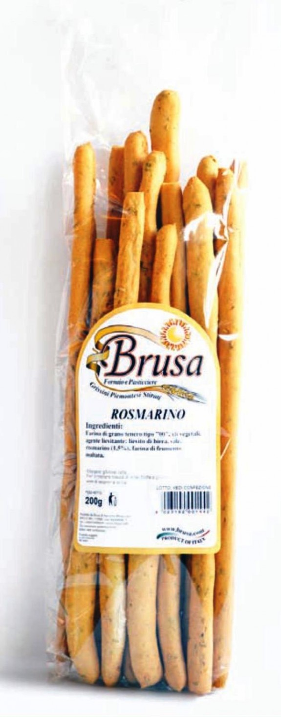 GRESSINS ARTISANAUX AU ROMARIN 200 gr Brusa